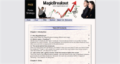 Desktop Screenshot of magicbreakout.com