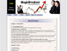 Tablet Screenshot of magicbreakout.com